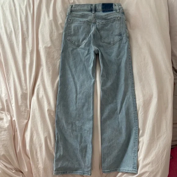 Abercrombie High Rise 90s Relaxed Jean xshort size 24 - Picture 4 of 7